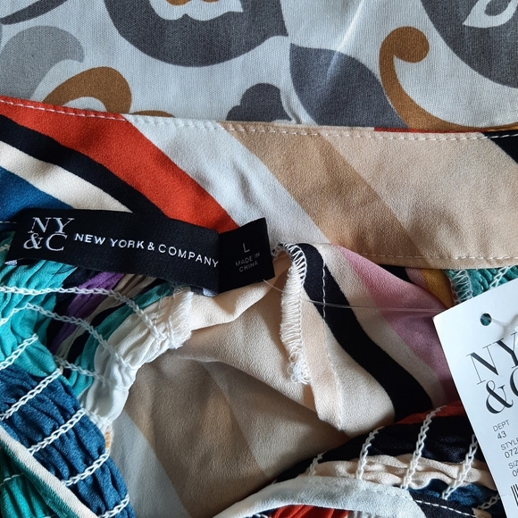 Abstract print NY$CO maxi top - Picture 7 of 7